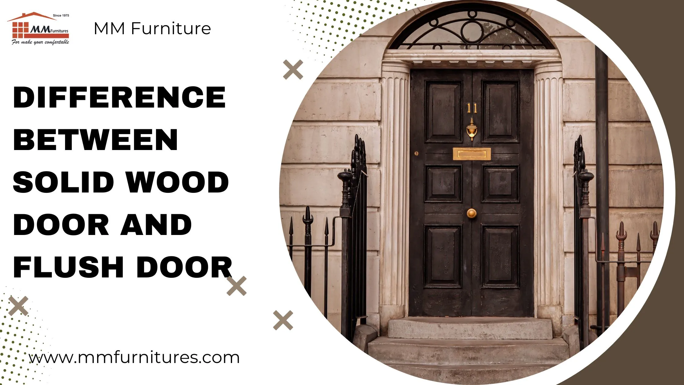 Difference Between Solid Wood Door and Flush Door